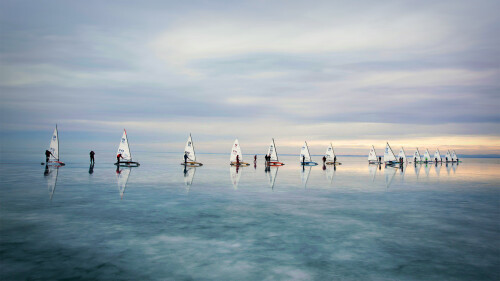 Ice Sailing Balaton